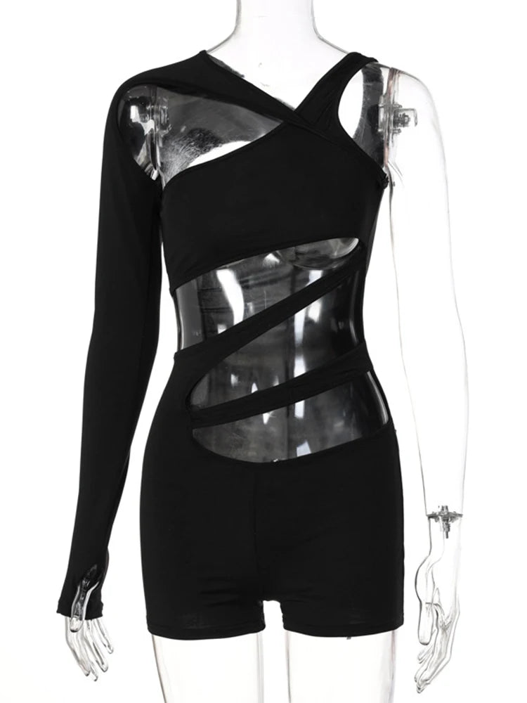 Long Sleeve Slim Knit Romper