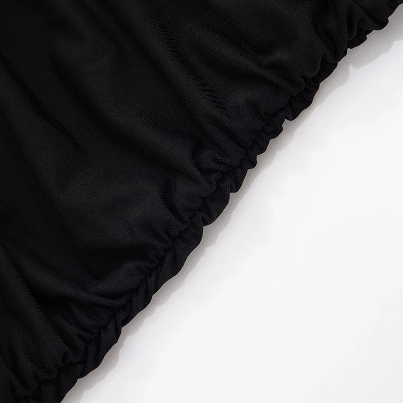 Strapless Ruched Mini Dress