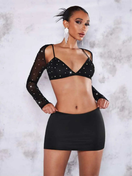 High-Waisted Mini Skirt