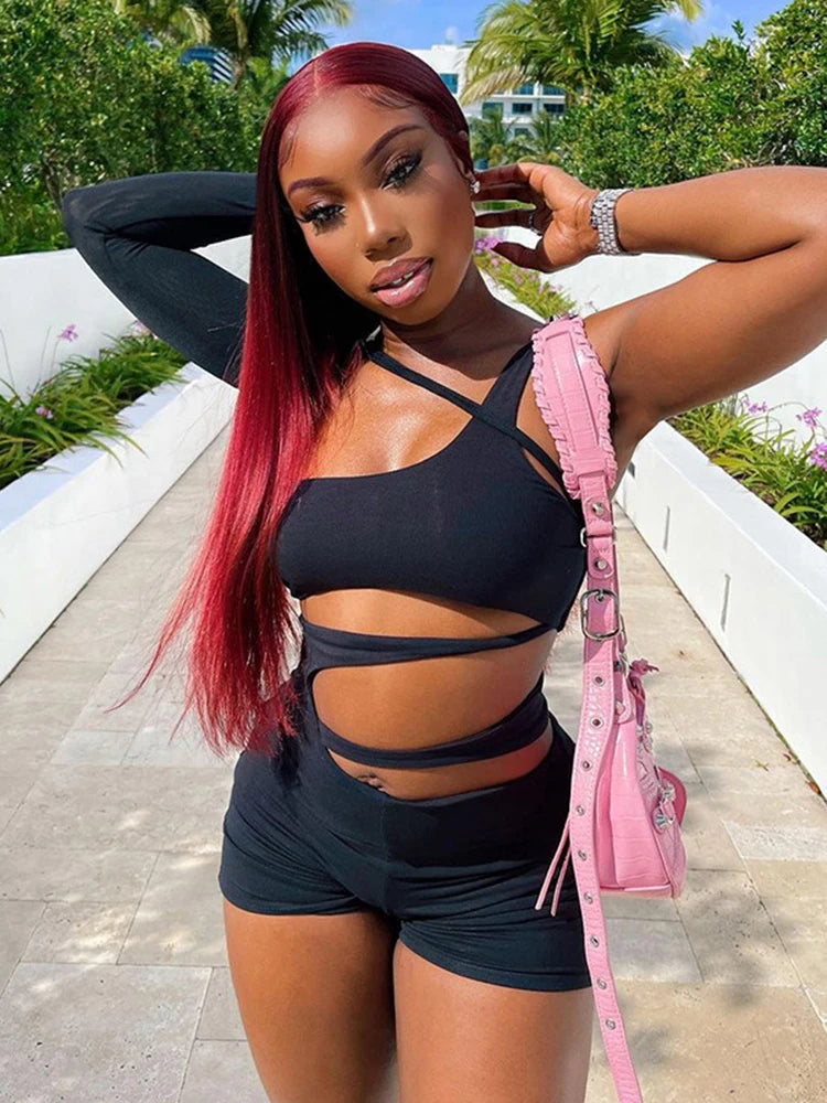 Long Sleeve Slim Knit Romper