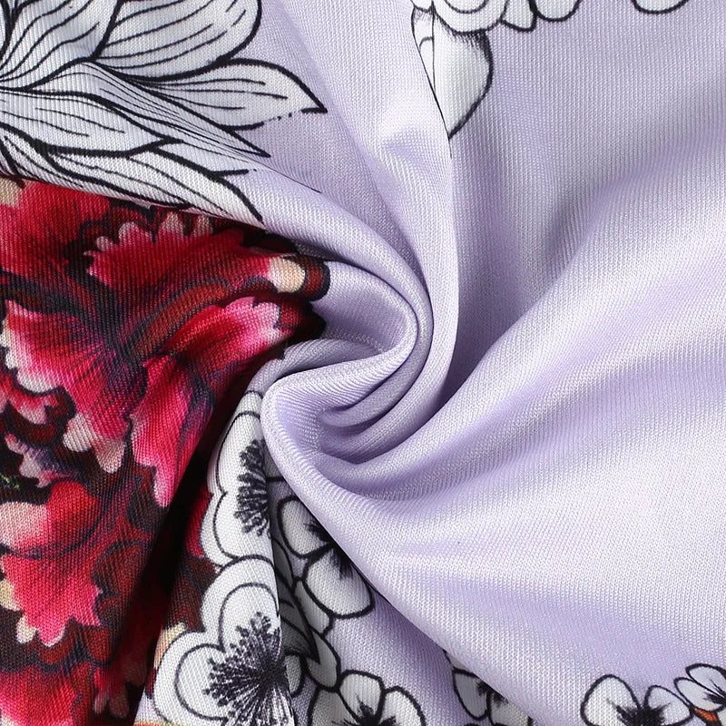 Backless Floral Tank Top